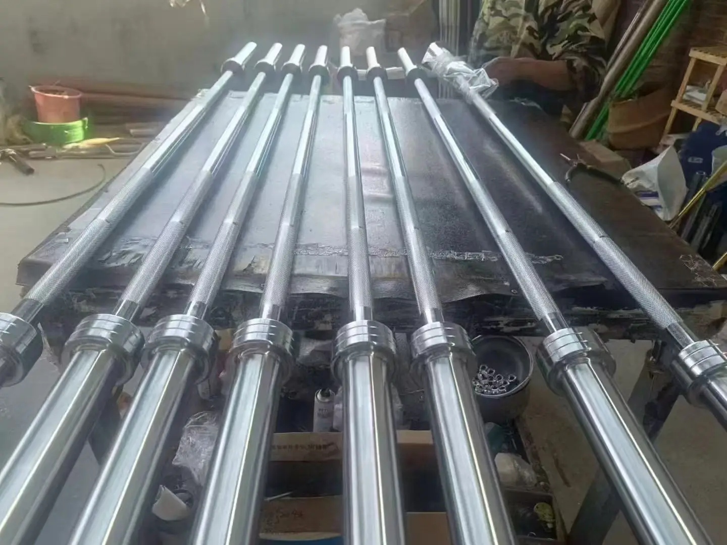 الصلب الحديد بار للرجال والنساء 1.5 متر/1.8 متر/2.2 متر الصالة الرياضية اللياقة البدنية المنافسة مقاعد البدلاء الصحافة 20 كجم رفع الأثقال بار