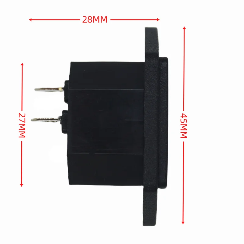 Новая панель с 3-контактным входом IEC 60320 C14, штепсельная Вилка питания на 10 А переменного тока 250 В с держателем предохранителя