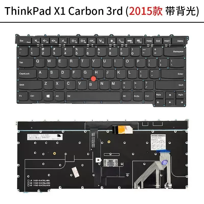 

New Keyboard for Lenovo ThinkPad X1 Carbon X1C 2015 TP00061B