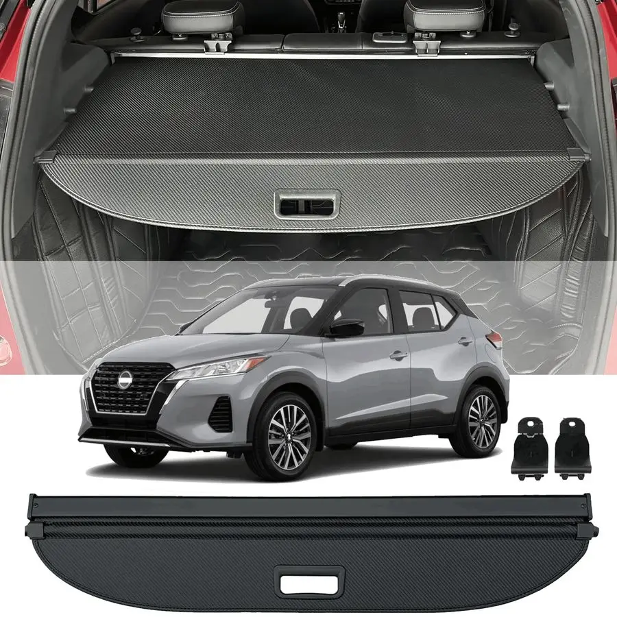 

Cover Compatible with 20182024 Nissan Kicks Trunk Cover Retractable Rear Trunk Security Cover Kicks Accessories Shielding Shade