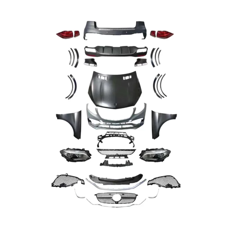 

Damei GLE63 Bodykit светодиодные фары задние фонари капюшон автомобильный бампер комплект кузова для ML W166 Ml300 Ml350 Ml450 2012-201