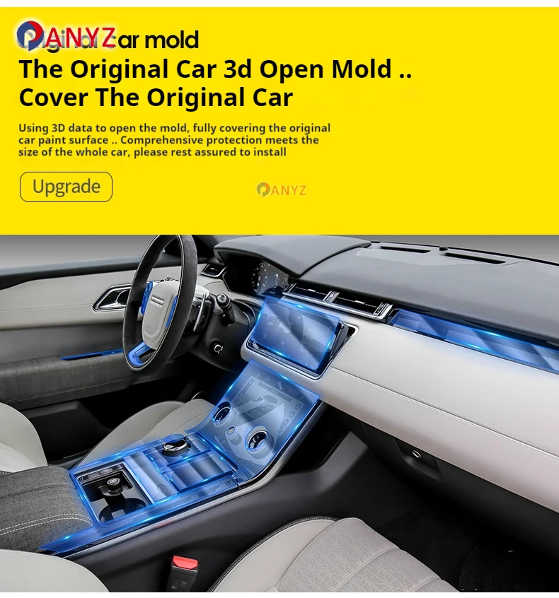 Self-healing TPU Interior Protective Film For BMW G11 G12 LHD 7 Series Center Console Gear Shift Cover Trim Sticker Accessories