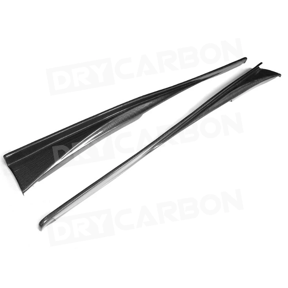 for Lexus IS250 IS350 F Sport 2013-2020 Carbon Fiber Side Skirts Rocker Panels Body Kits Spoiler Car Styling Accessories FRP view 3