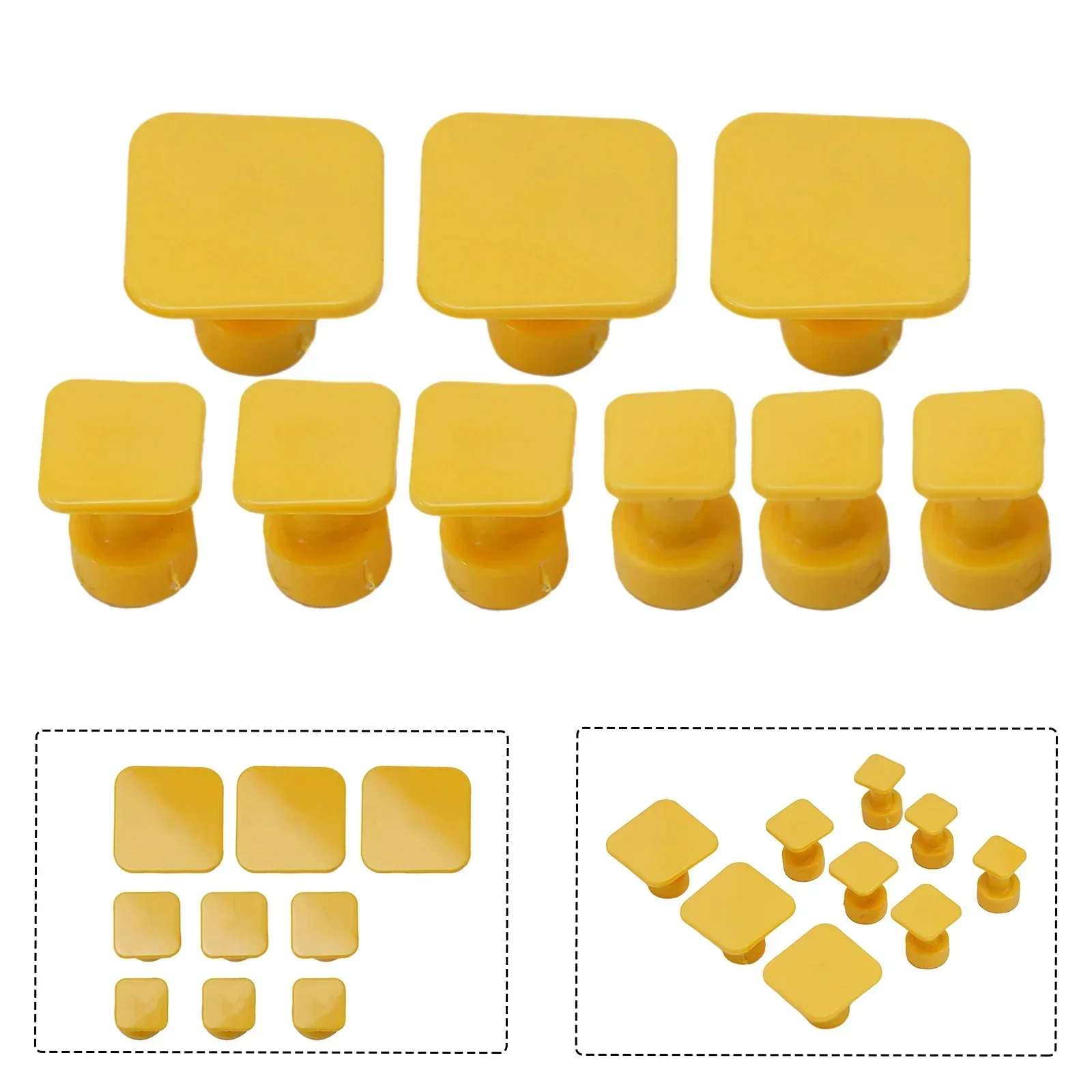 Dent Removal Tools Glue Tabs Dent Repair Kits Nylon Pulling Tabs Repair The Dent Yellow Practical Refrigerator