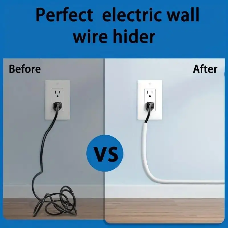 Home PVC Floor Cord Cover Self-Adhesive Anti-extrusion Anti-extrusion Extension Wiring Duct Protector Power Cable Protector