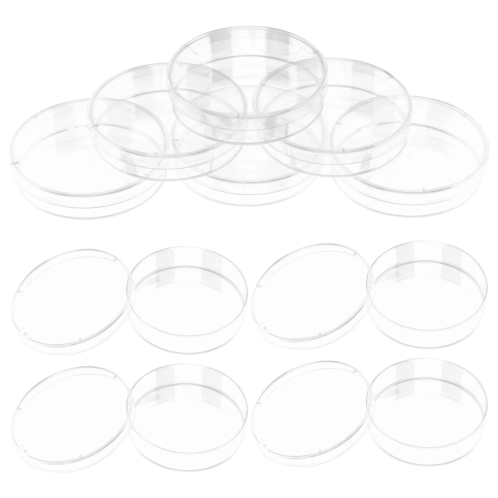 

30 Pcs Culture Plate Petri Dish for Fungi Dishes Life Science Plastic Plates with Lids Chemistry Laboratory Supplies