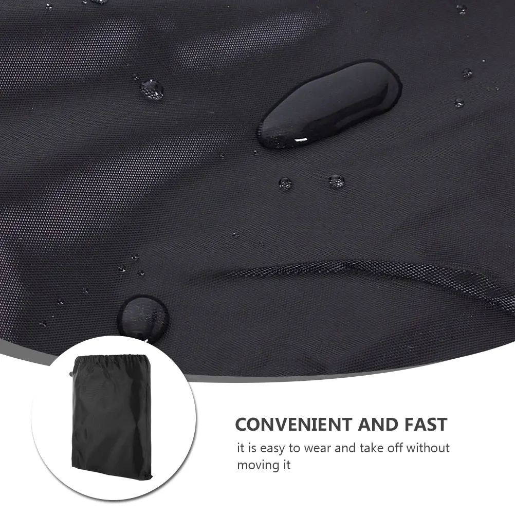 

Outdoor Generator Protective Cover Generators Waterproof Oxford Cloth Rain Black Covers