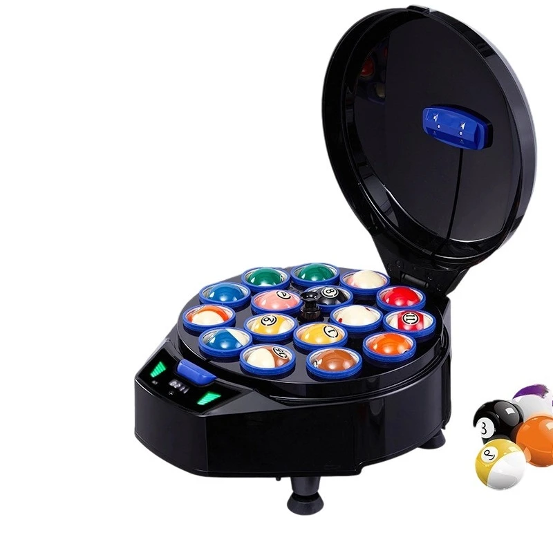 

Automatic Billiard Ball Cleaner with ABS & PC Construction, UV Sanitizing & Ultra-Quiet Operation for Pool Halls Clubs Home Use