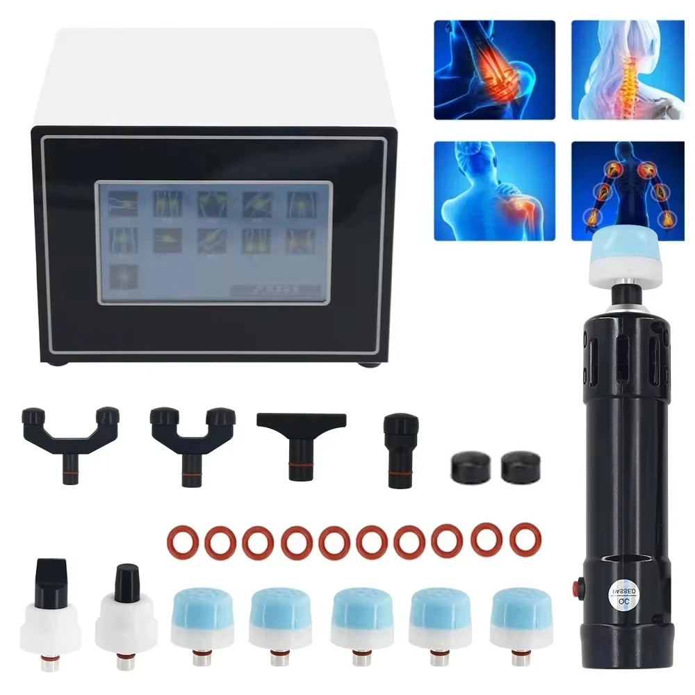2025 Brand New Shockwave Therapy Machine 11 Probes ED Treatment Pain Relief Joint Portable Massager