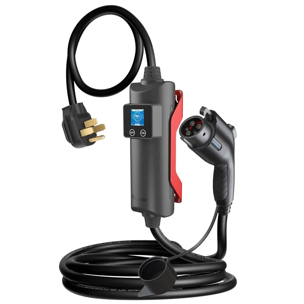 

G2X 32A Portable EV Charger Type1 Plug 7kW Smart EV Home Car Charger For Electric Car