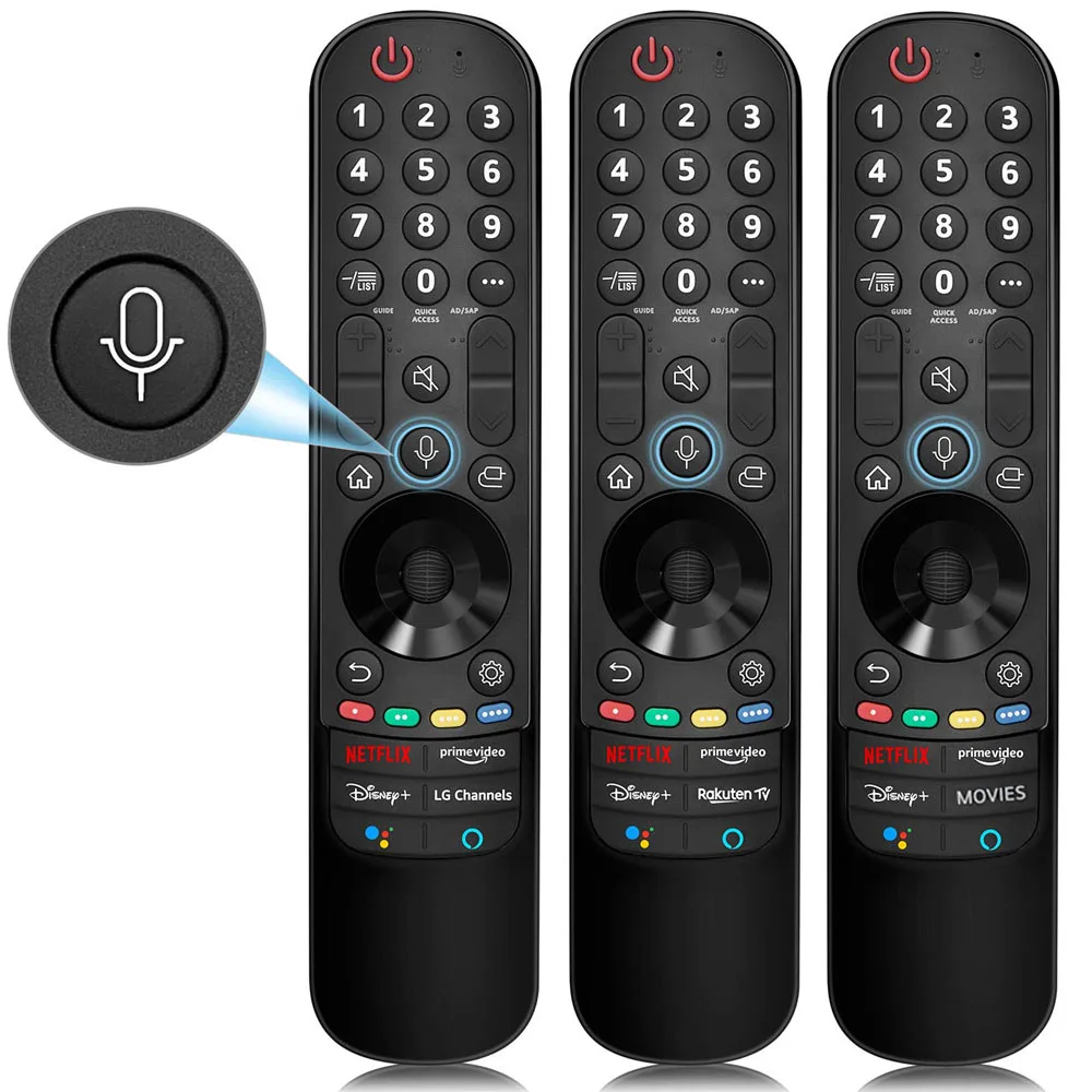 Hunnesor Replacement Magic Voice Remote Control  For LG 2021 OLED Mini-LED QNED99 QNED90 NanoCell UHD UP80 UP75 etc.