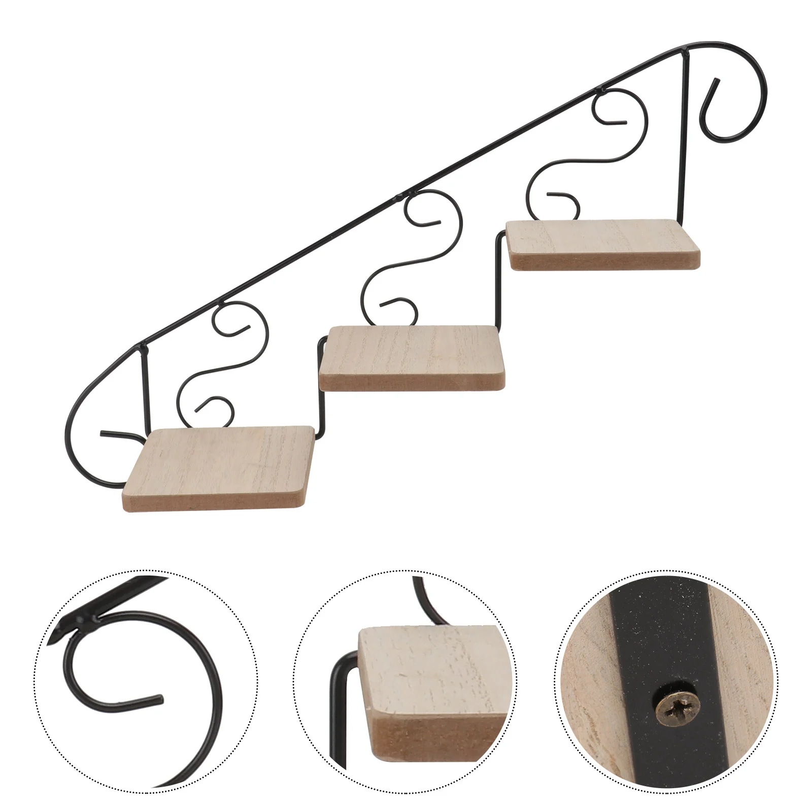 壁に取り付けられた植木鉢,装飾的なサポート,多肉植物の鉄