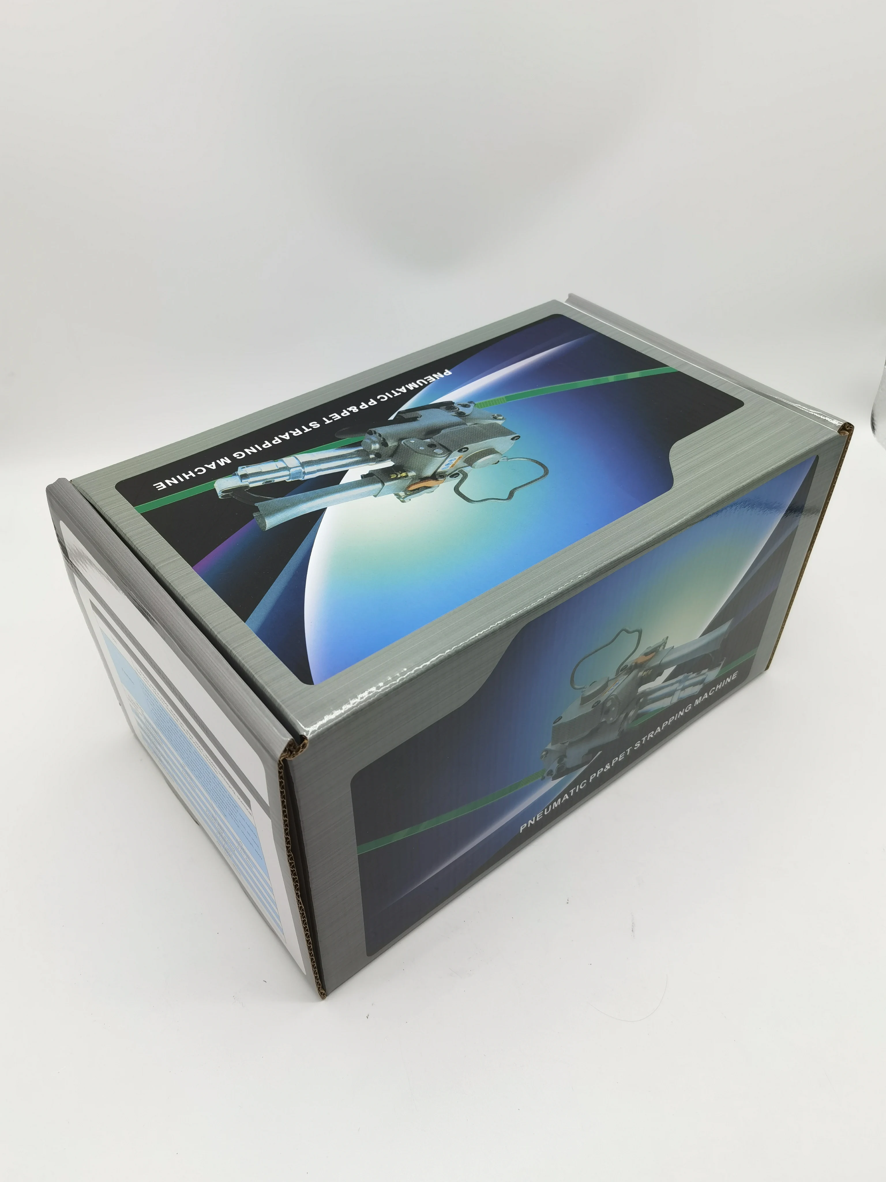 Small Handle Packing Semi Automatic Carton Box Case Pneumatic Tool Handheld Pp Pet Strapping Machine