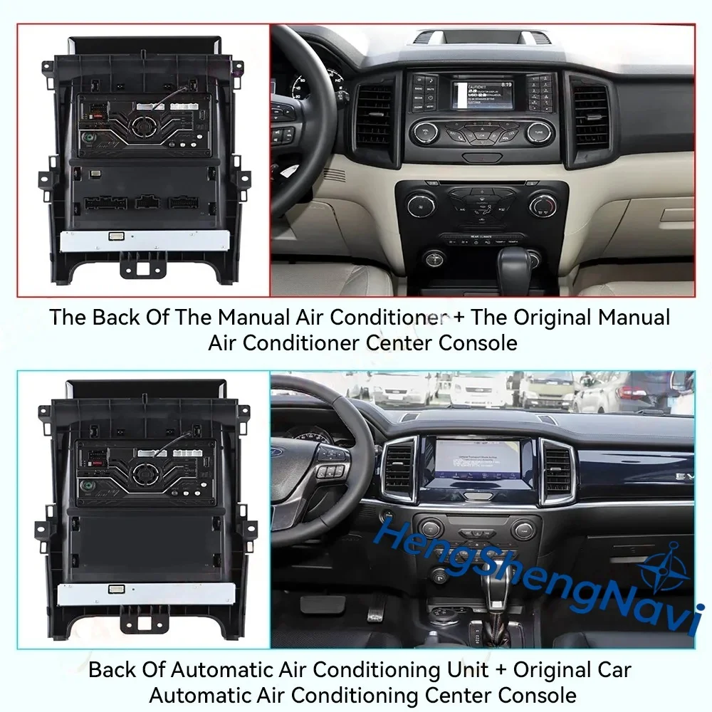 Auto Radio Stereo GPS Navigation Bluetooth Mirror Link FM MP5 Car Audio Player For Ford Everest Ranger 2016-2020