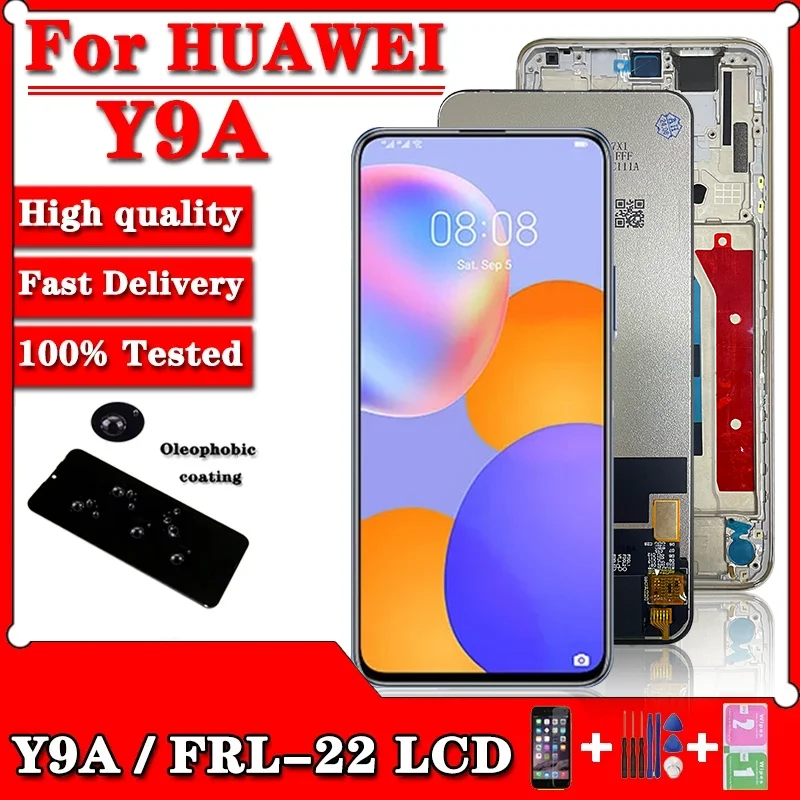 6.72'' Display Y9a Screen For Huawei Y9A LCD FRL-22 Display Touch Screen Digitizer Assembly For Honor X10 5G Display TEL-AN00