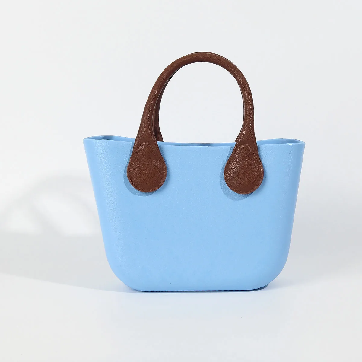 

1 шт. однотонная маленькая сумка-тоут из ЭВА с отстегивающейся ручкой для индивидуальной настройки, большая вместимость для переноски различных предметов, удобный и водонепроницаемый материал ЭВА, подходит для пляжного отдыха и отдыха на море, можно испол