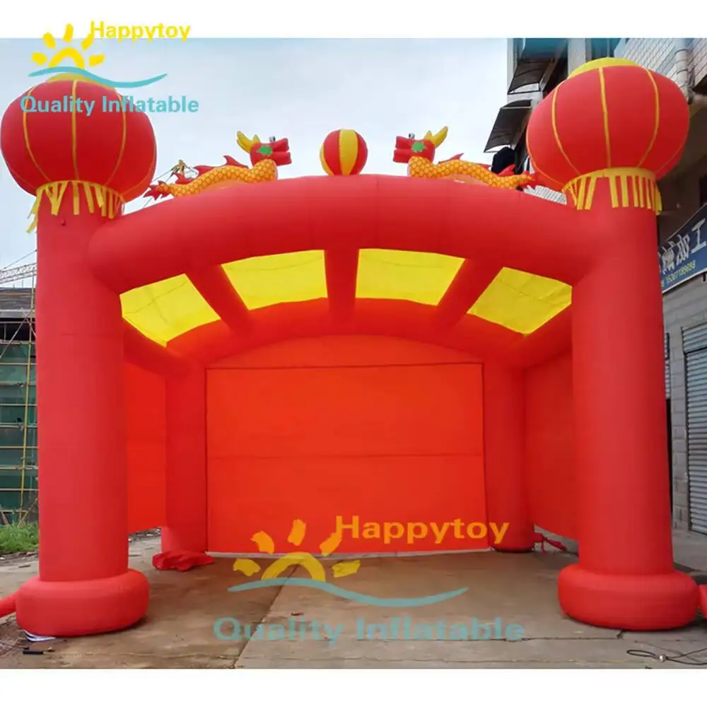 

Channel Tunnel Shape Dome Long Giant Wedding Advertising Use Inflatable Arch Tent