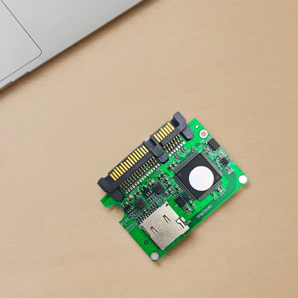 Adaptador TF a Sata Tarjeta de memoria de transmisión rápida a tarjeta convertidora Sata para PC Computadora portátil