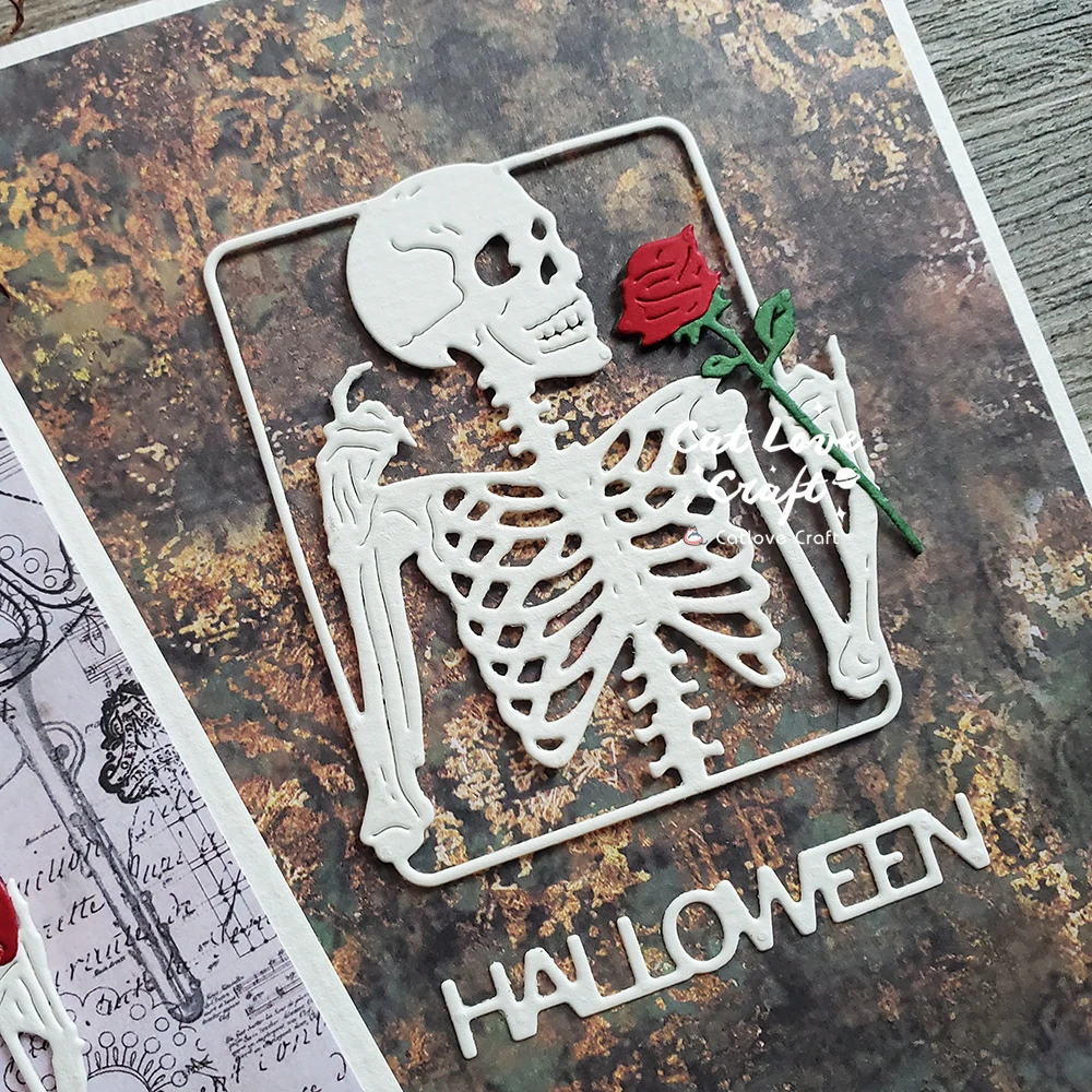 Catlove Skullกรอบฮาโลวีนตัดโลห - Metal Photo Panel บทวิจารณ์และราคา