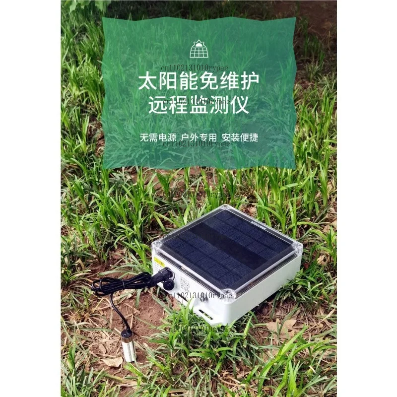 Solar-powered 4G outdoor waterproof GPRS temperature and humidity soil liquid level sensor