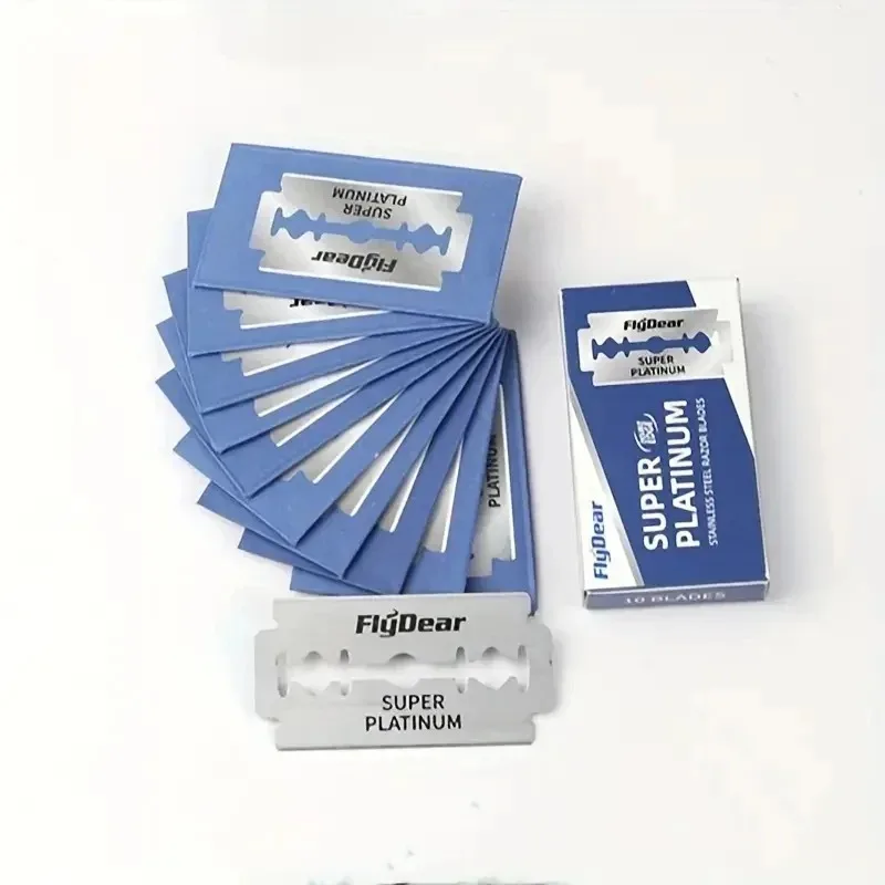 20-120pcs Razor Blade Stainless Steel Scraper Cleaning Without Rusting Compact And Portable Head Shavers For Bald Men