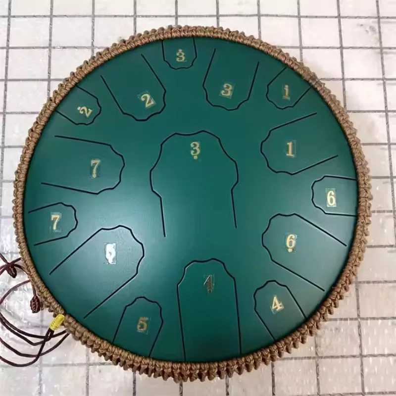 Hooqu instrumentos musicais estudante língua de aço tambor presentes aniversário instrumento percussão mão pan tambor