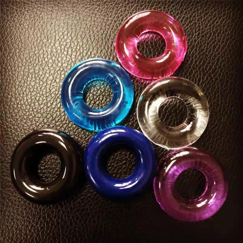 Silicone Durable Penis Ring Adult Men Ejaculation Delay Chastity Cock Rubber Rings Penis Enlargement Sex Toys For Male Sex Ring