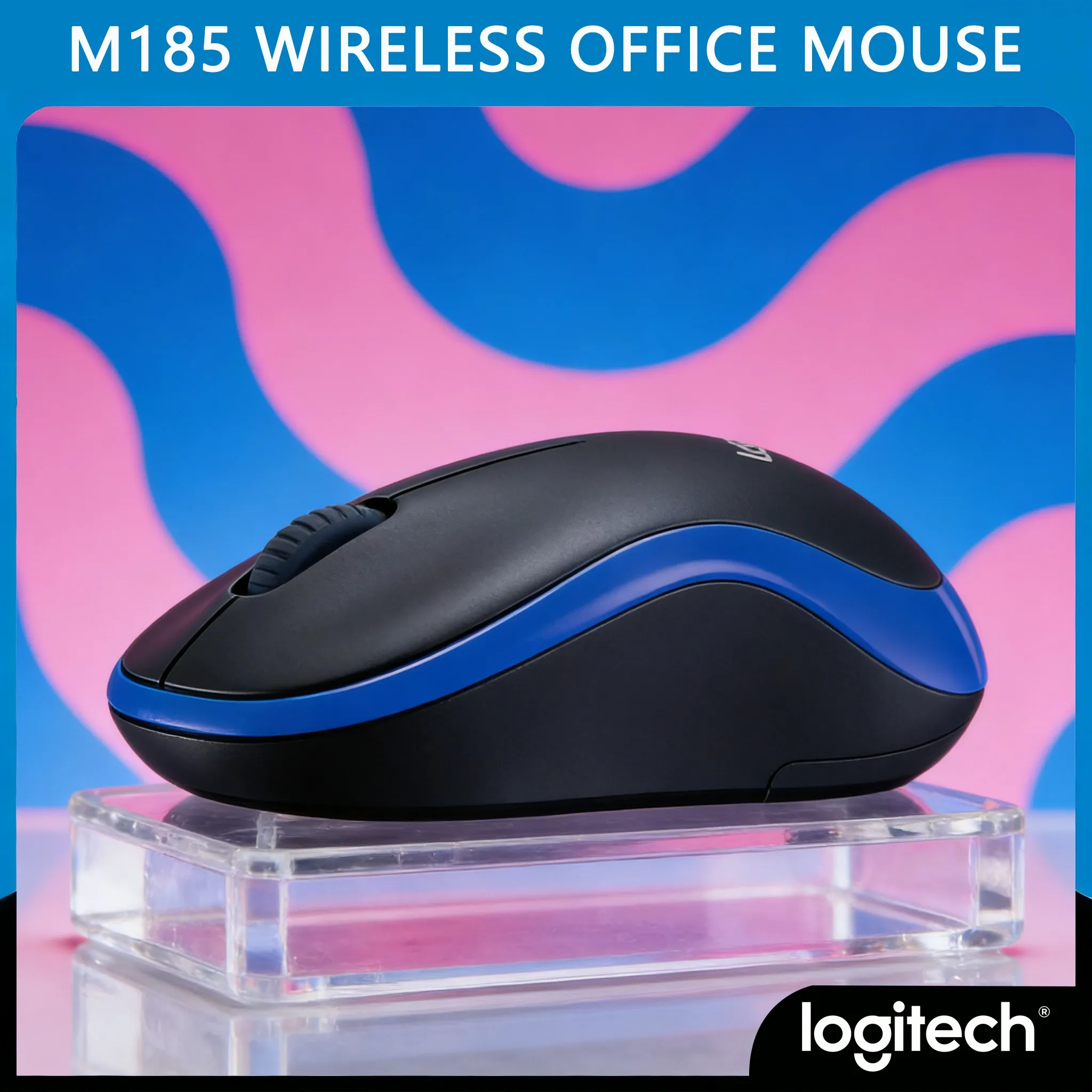 

Легкий (75,2 г) Logitech M185 — ультрапортативный для использования в любом месте