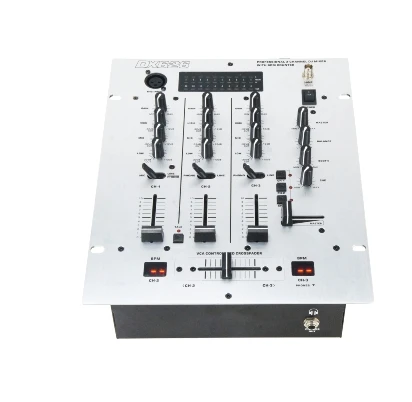 XTUGA DX626 Factory Selling Professional 3 Channel DJ with BT/3-Band EQ Microphone Input Digital DJ mixing console