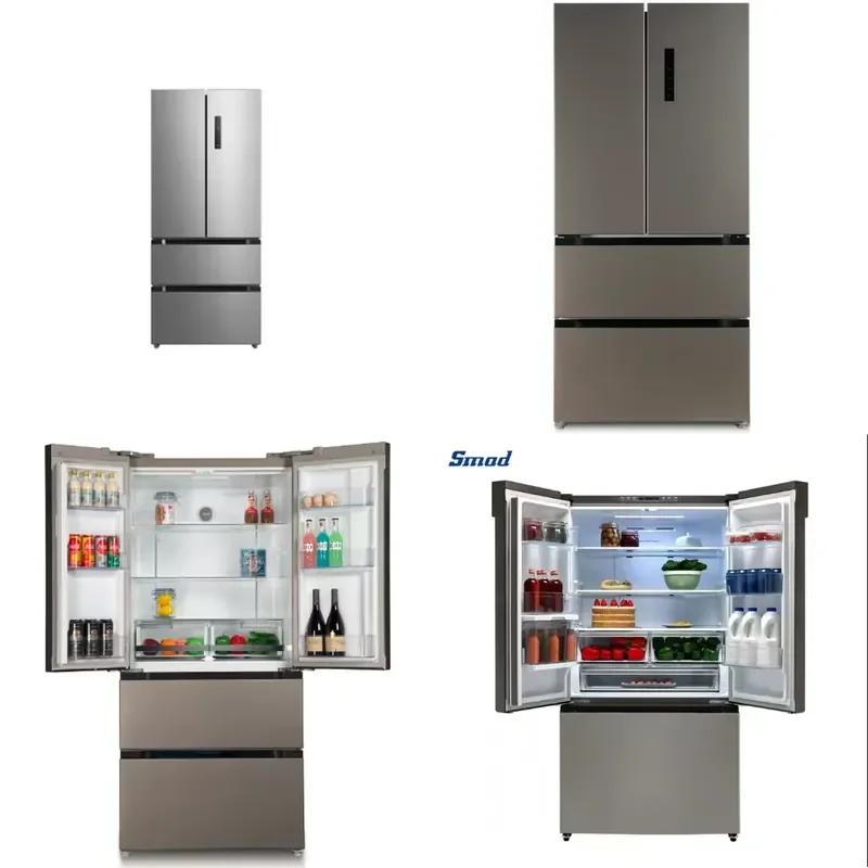 510L 220V 50Hz White No Frost French Door Freezer Refrigerator for Home Use DM-659W3E Best Selling