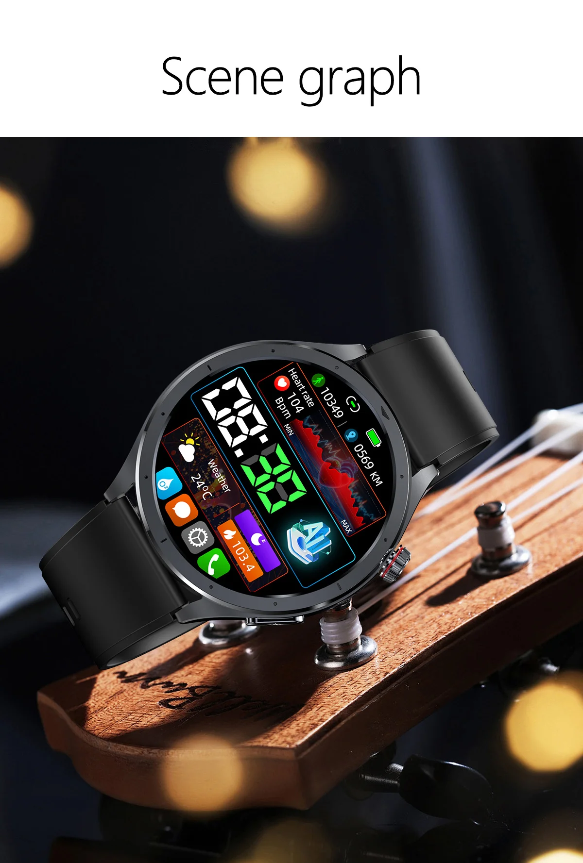 2026 Neue Körperfettanalyse Gesundheits-Smartwatch EKG+PPG Harnsäure Blutdruck Blutsauerstoff Uhr Anruf-Smartwatch für Männer Frauen – Detail 29