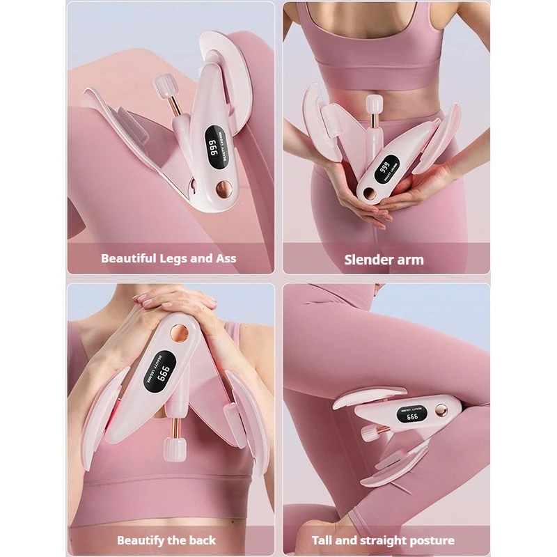 Gym equipment Pelvic floor muscle counting training and repair device for home slimming leg,hip adductor and leg clamp equipment