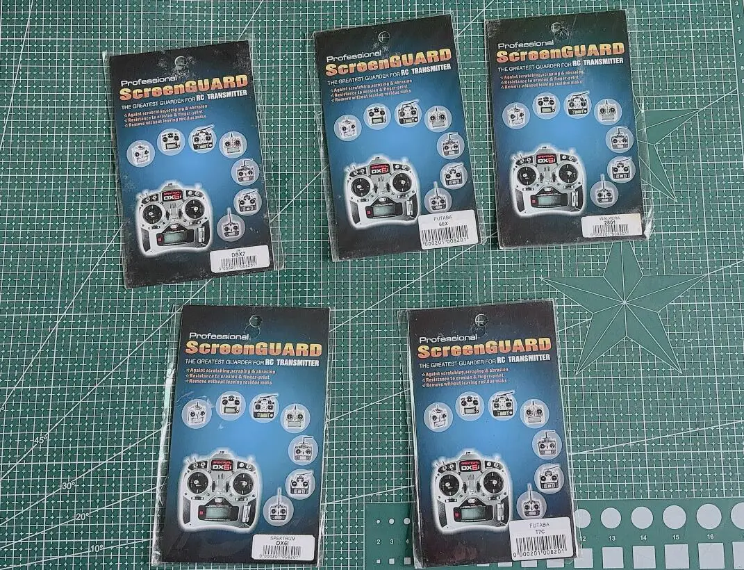 Screen protector screen guard protective film for FUTABA T7C T7 6EX/JR DSX7/SPEKTRUM DX7 DX6I/WALKERA 2801 transmitter radio