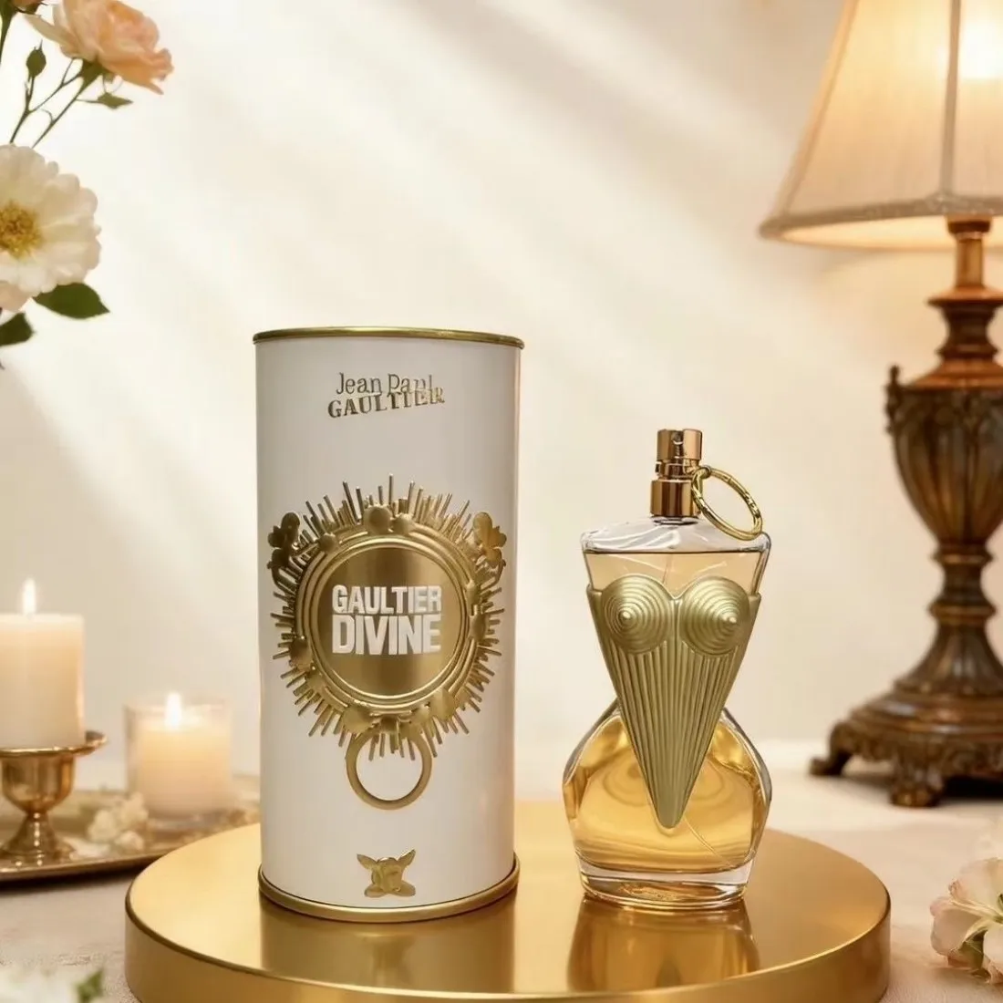 Jean Paul Gaultier Gaultier Divine perfume spray, 4.2oz125ml, pleasant flower fragrance, fresh salty sea breeze, lasting fragrance, unique elegance, gift choice view 6