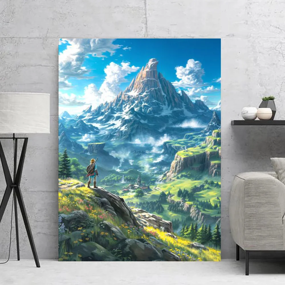 2024 Video Game Legend Poster Canvas Painting Poster and Prints Wall Art Pictures for Modern Bedroom Living Room Home Decor Gift