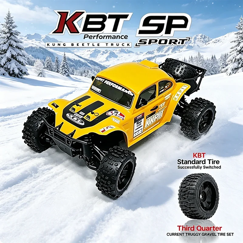 

KKPIT KBT SP KONE BEETLE TRUCK RC 1:8 Beetle Professional Remote Control Electric 4WD Desert Card Off-Road Frame 7075-T6