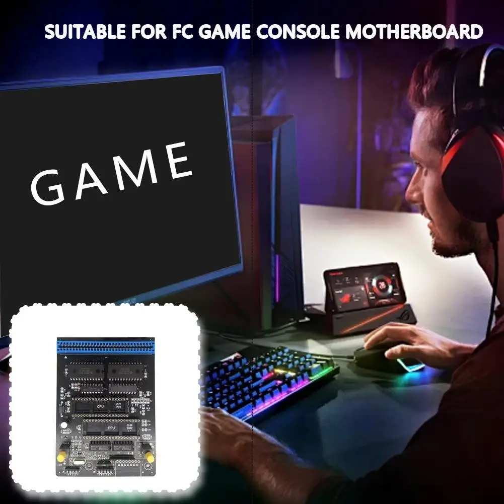 

DIY Game Console Short Motherboard Suitable For FCSMD Version Suitable For NEWFC Layout FC Circuit Board Without CPU And PP C5O2