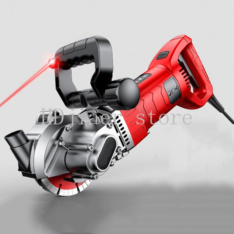 

Concrete Wall Slotting Grooving Machine Brick Wall Slot Cutter 220V Hydropower Installation Dustproof and Laser Circular Saw
