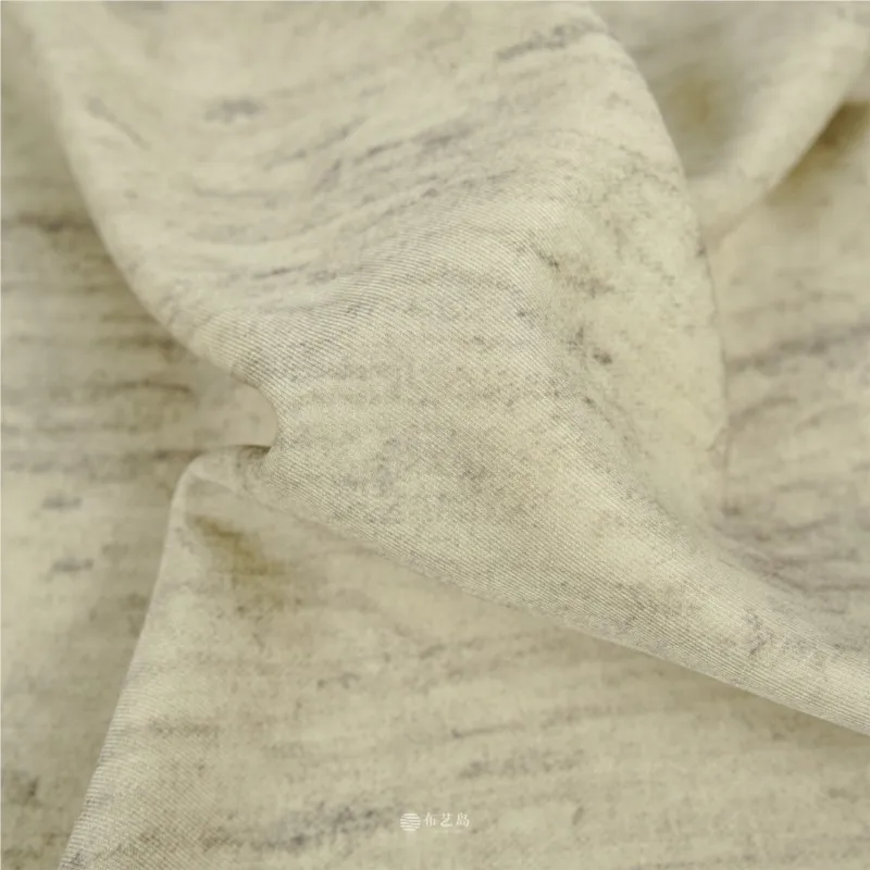 Solid-color multi-color tie-dyed twill fabric suitable for suits trousers coats and skirts