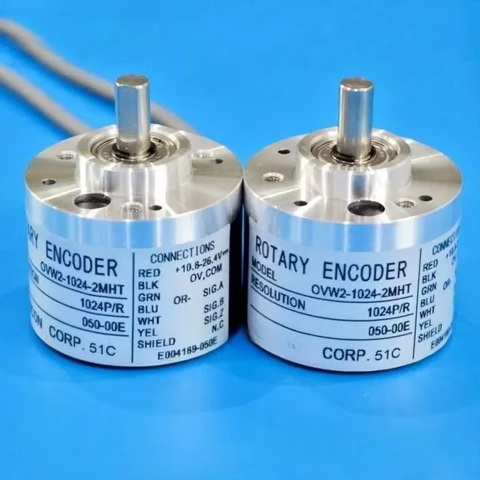 OVW2-20-2MHT 2HMC 2MD Encoder rotativo incrementale 2000 P/R Fotoelettrico ABZ Encoder rotativo incrementale trifase