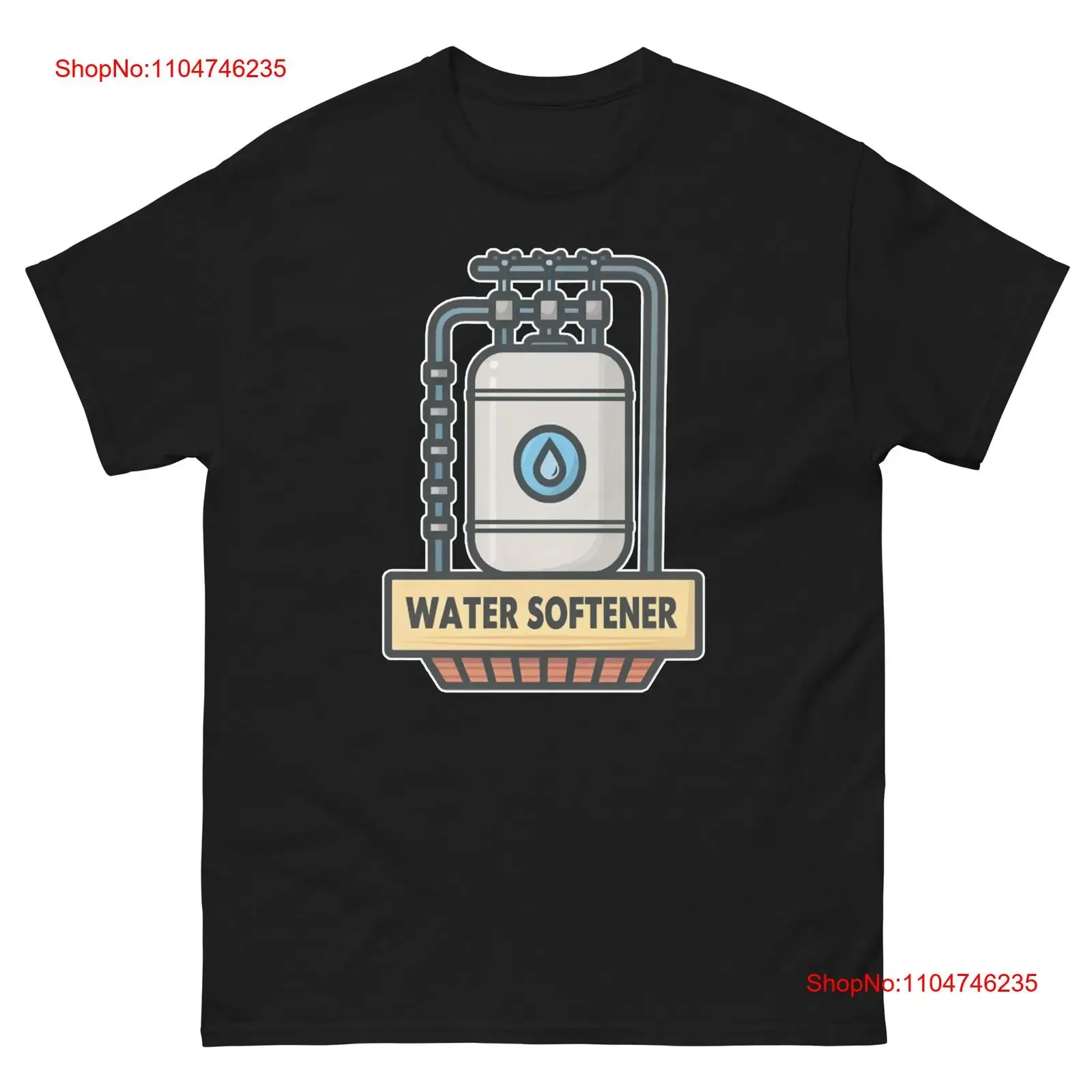 Water Softener Home Appliance Electronics T Shirt vintage Washed Unisex homme Versatile Top For Everyday Wear Slightly Stylish