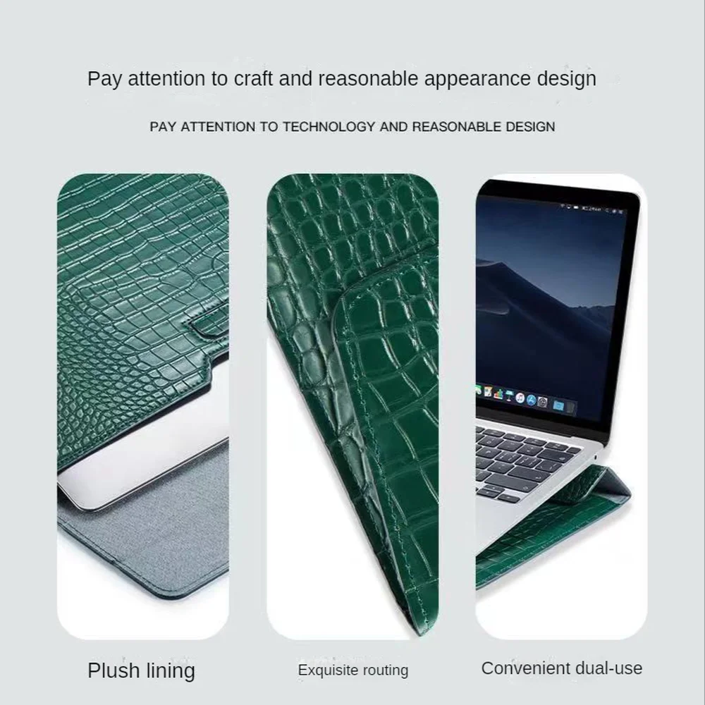 Free Custom Letters Laptop Sleeve For Macbook Air 13 Case 11 13.3 15.4 Retina Unisex Sleeve Envelope Leather Laptop Sleeve Pouch