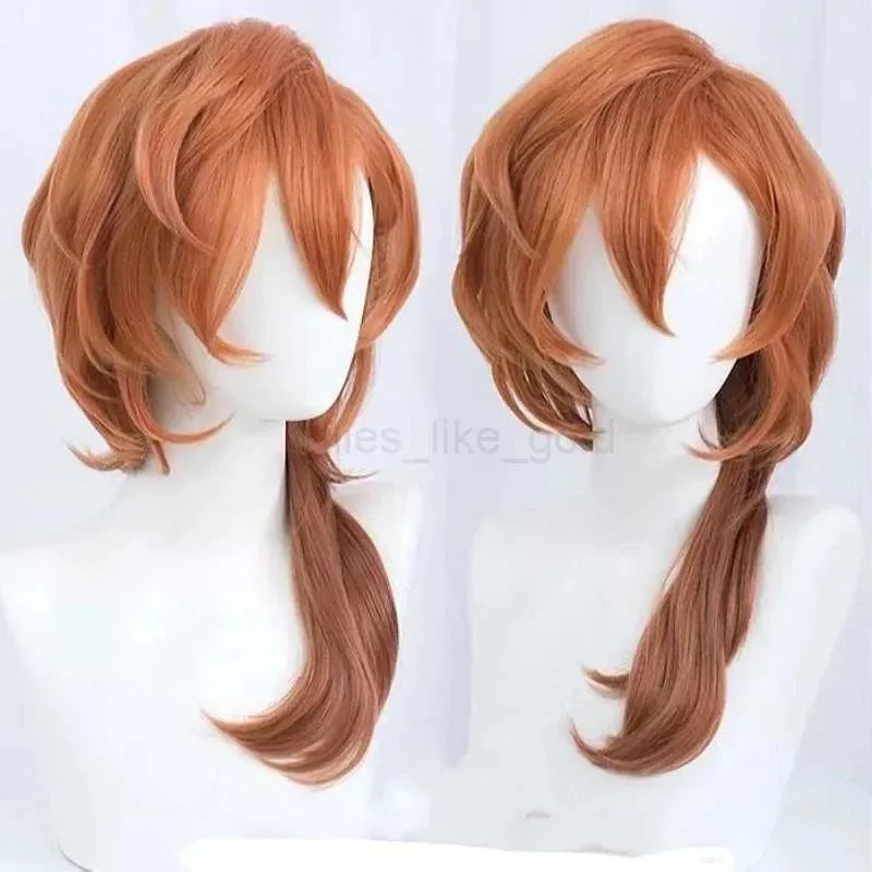 

High quality anime Bungo stray dog Chuya Nakahara Chuya cosplay wig heat-resistant synthetic hair wig W 240801