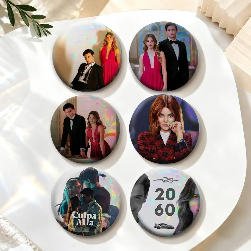 Movie My F-Fault Culpa MiaS  Badges Creative Tinplate Button PinsBrooch Badge Clothes Backpack