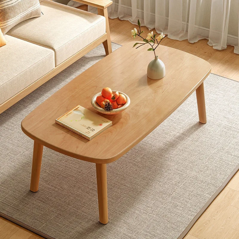 

Foldable coffee table small apartment living room household coffee dining table dual-purpose bedroom small low table solid