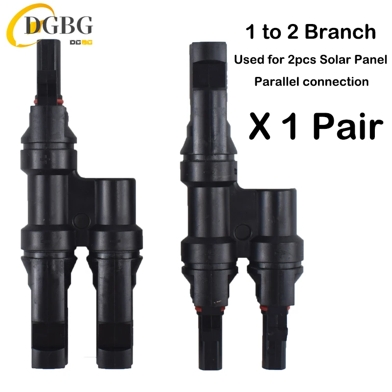 

Connector 1 Pair Solar PV Multi Parallel Branch Connectors pv module panel connector Male & Female Solar Energy Adapter