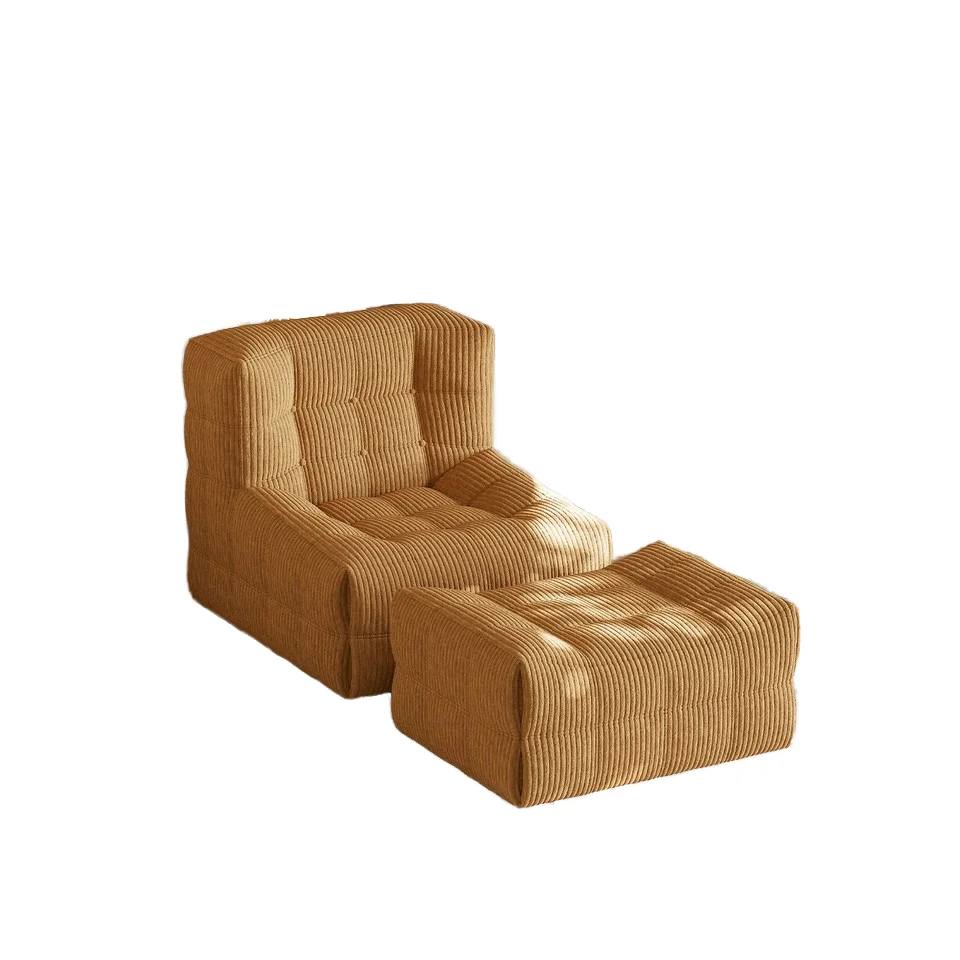 #   Island Einzelsofa-Sessel aus Schwammstoff, Waschbarer Relaxsessel für Wohnzimmer