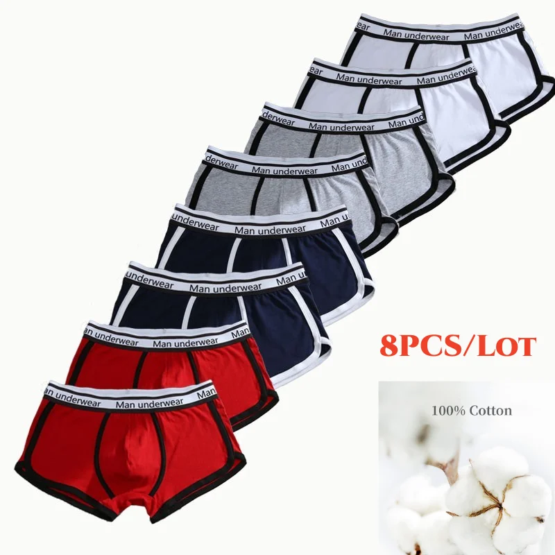Mens Boxers Shorts Cotton Sleep Underpants High Quality Male Boxer Shorts Men's Panties Mens Boxer Casual Pants Men Underwear