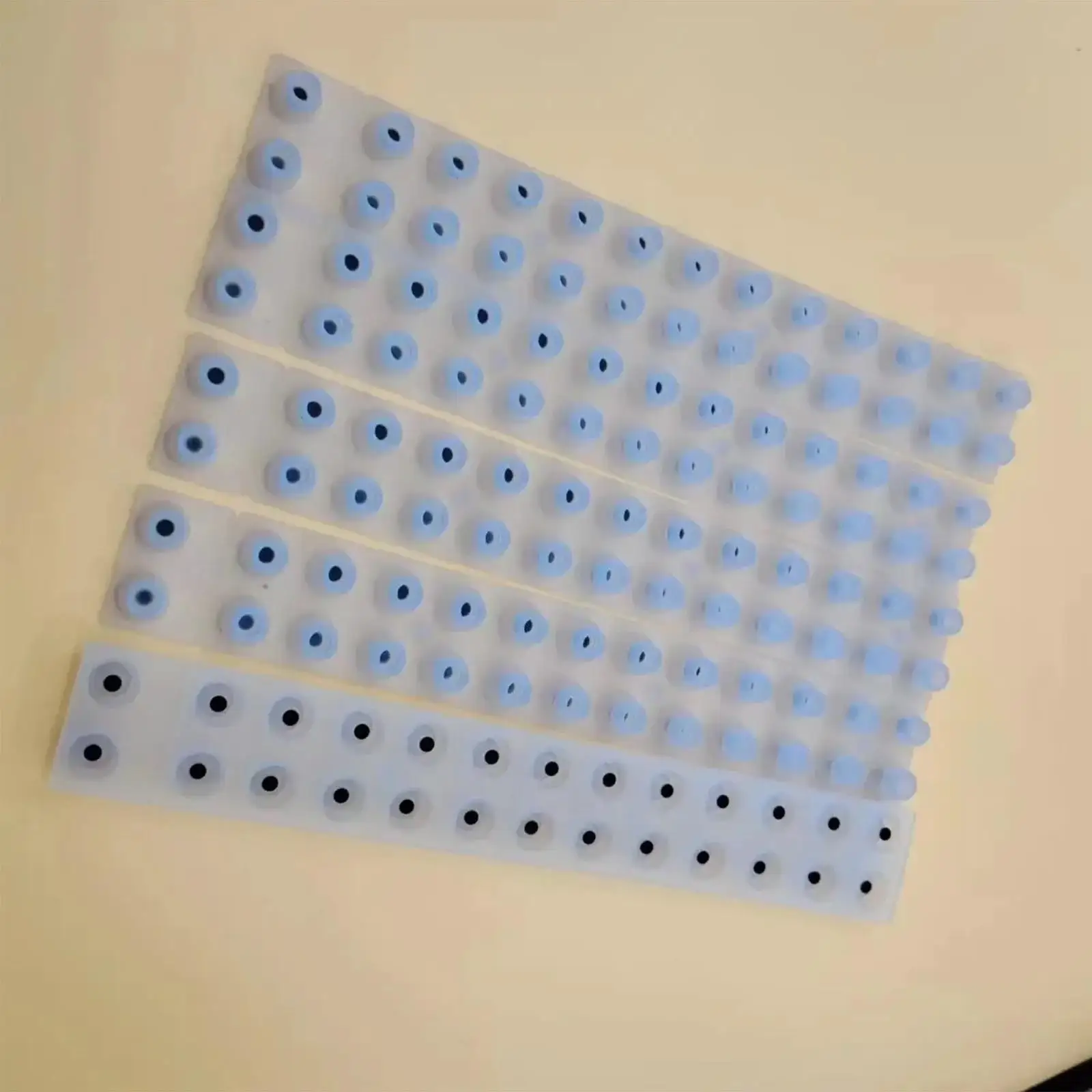 Electronic Keyboard Key Part Replacement Silicone Strip for PA50 PA50SD Enhance Sound Quality