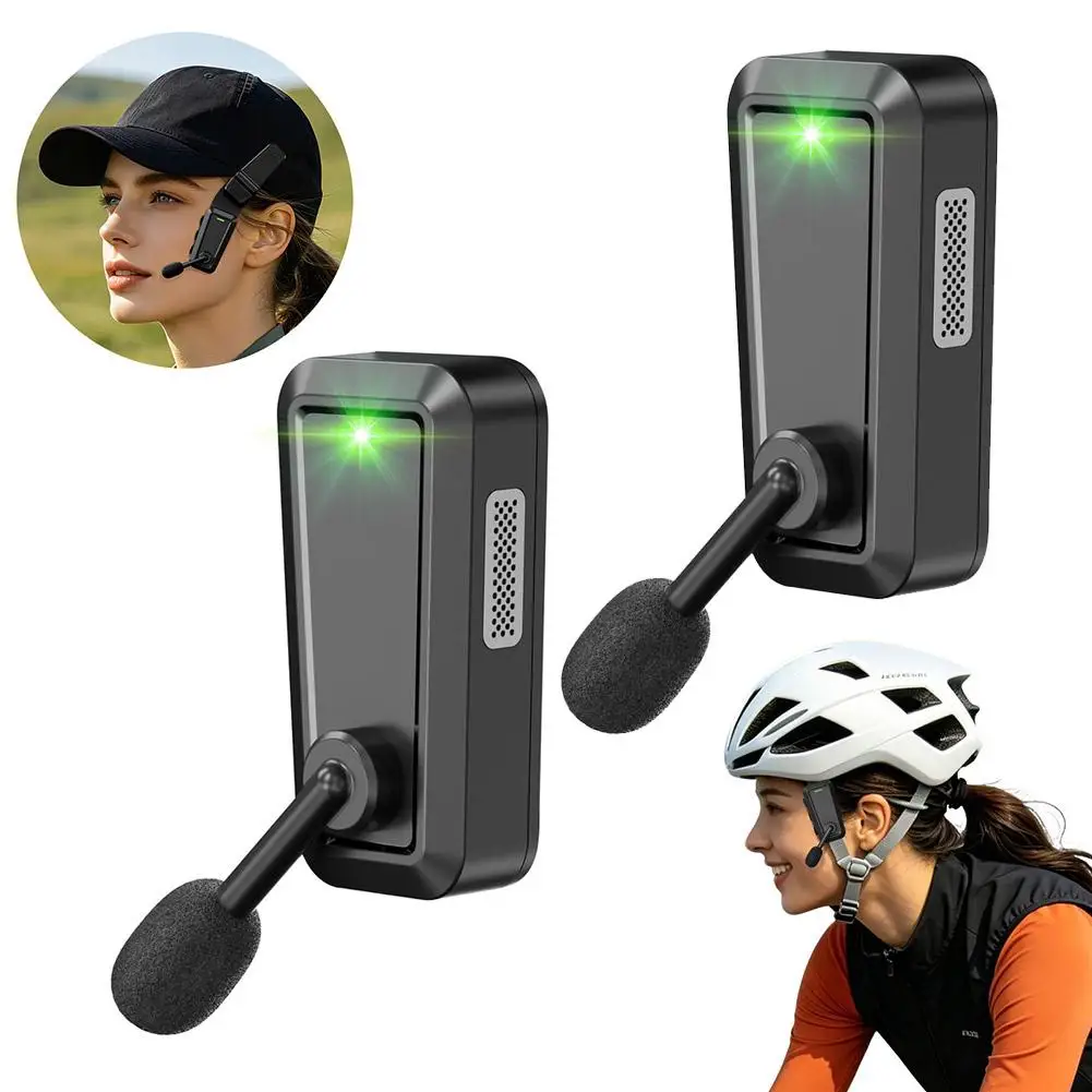 Outdoor Sports Bluetooth Headset Two-Way Intercom Music Sharing Wind Noise Cancellation